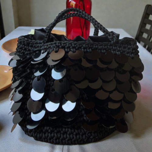 Borsa Crochet Mod.Bianca Hand Made With Love