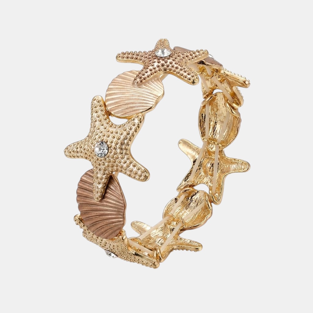 Elegante Bracciale a Tema Marino, Perfetto Per Chi Ama lo Stile Estivo Raffinato e Originale - immagine 2